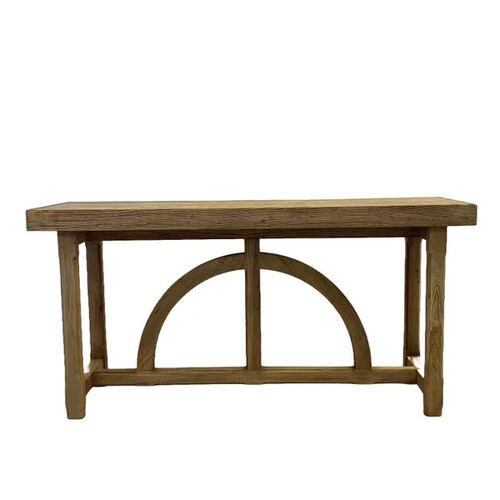 Capulet Archway Console - Aged Elm